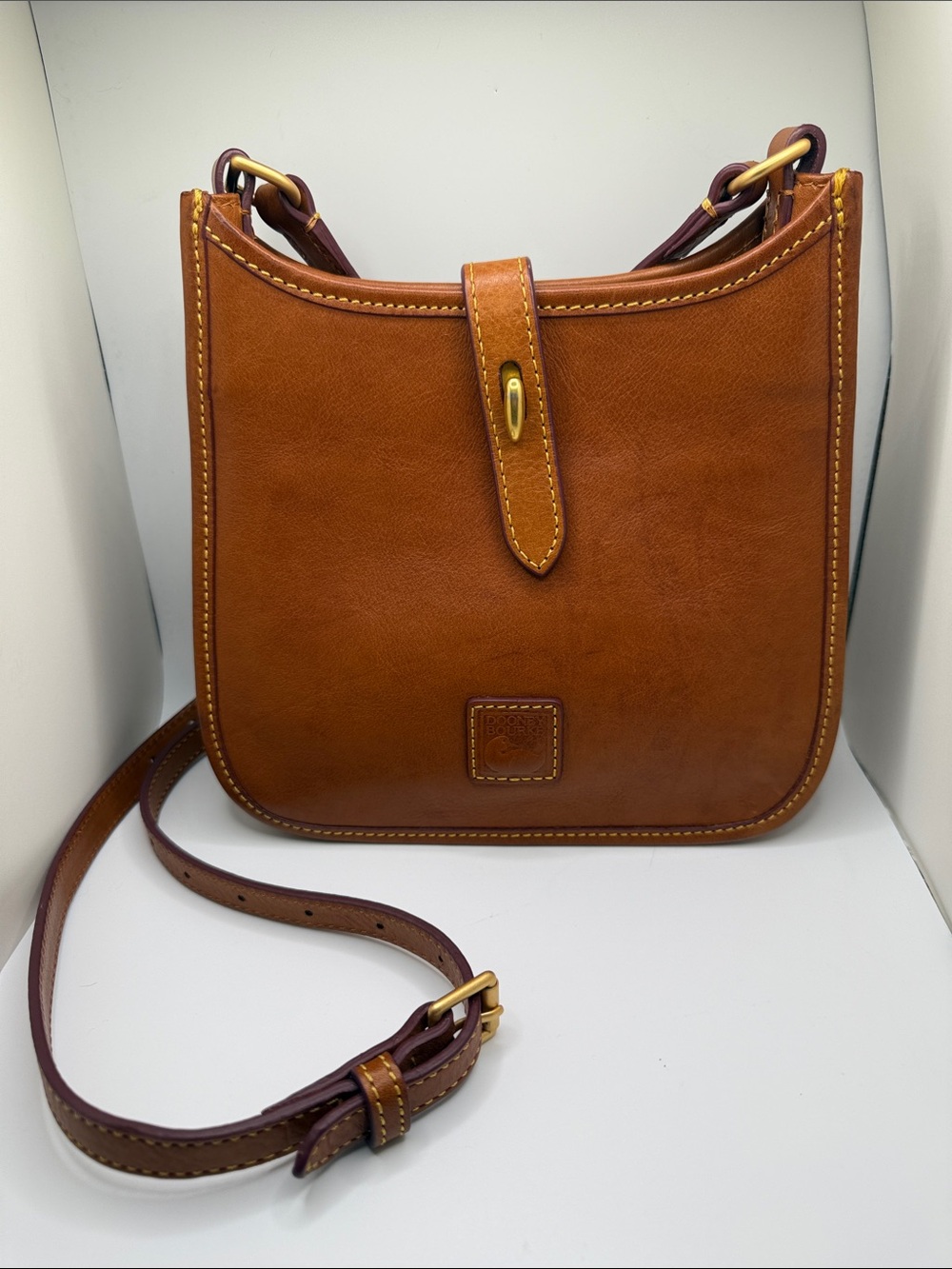 Dooney & Bourke Brown Florentine Small
Messenger Crossbody Bag